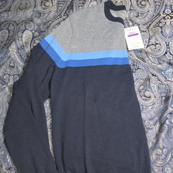 Original Penguin Azure Blue Sweater by Munsing Wear New - Picture 6 of 8